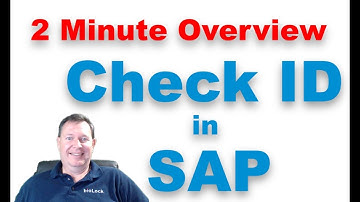 Check ID in SAP for Fraud Prevention - 2 Minute Overview
