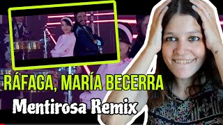 REACCIÓN RÁFAGA, MARÍA BECERRA - Mentirosa Remix | Natuchys