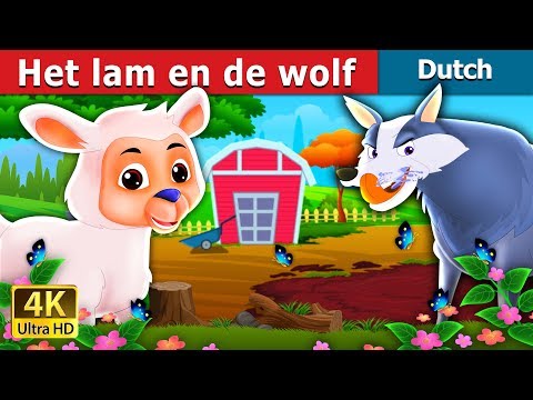 Het lam en de wolf | 4K UHD | Dutch Fairy Tales