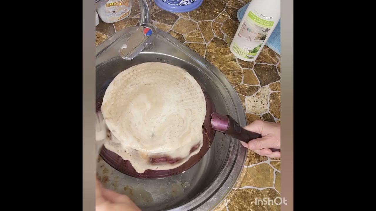 Средство для плит и духовок от компании Фаберлик. Чистим сковородки ...