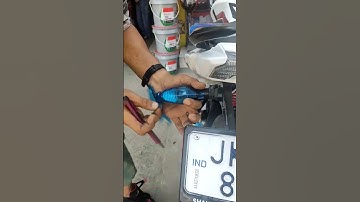 🏍️Blue Smoke + indicator hazard #shorts #shortvideo #viral #youtube #modified #ns200