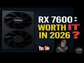 📌 LIVE: Radeon RX 7600 Review — Who This GPU Is Actually For? (1.31.2026@8pm Pst)