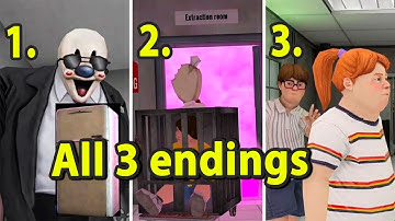 Ice Scream 4 All 3 Endings