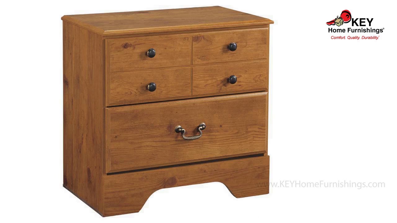 Ashley Bittersweet Nightstand B21992 KEY Home YouTube