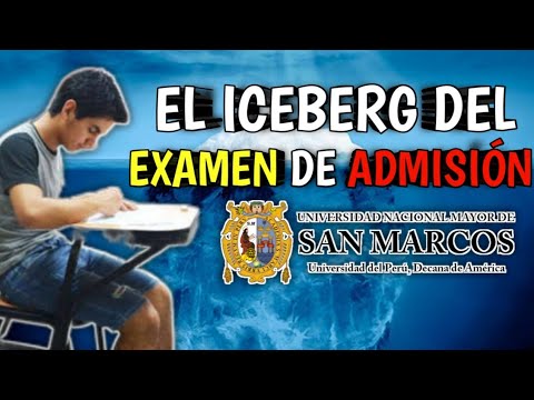 el iceberg del dia del examen de admisión san marcos (UNMSM)