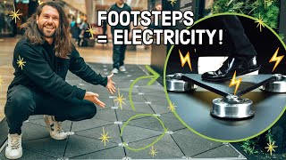 This Street Turns Footsteps Into Electricity!