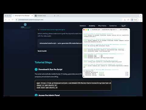 Nginx Proxy Manager Setup 🌐 Reverse Proxy & SSL in Minutes
