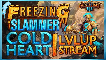 Streaming Torchlight 3 - Leveling a Railmaster + Cold Heart part 3 !patch !builds !discord