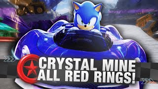 Sonic Racing CrossWorlds: All Crystal Mine Red Star Ring Locations!
