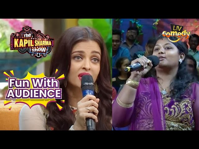 Aishwarya Gets A Strange Question From The Audience | The Kapil Sharma Show | Fun With Audience class=