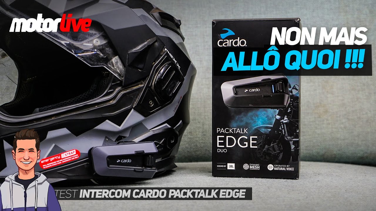 Intercom Casque Moto - Cardo Packtalk JBL Duo