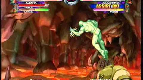 MvC2 Online (360): Brett (Cha/Ice/Tha) vs Josh 360 (Sab/Jug/Tha) 15 .:11.19.10:.