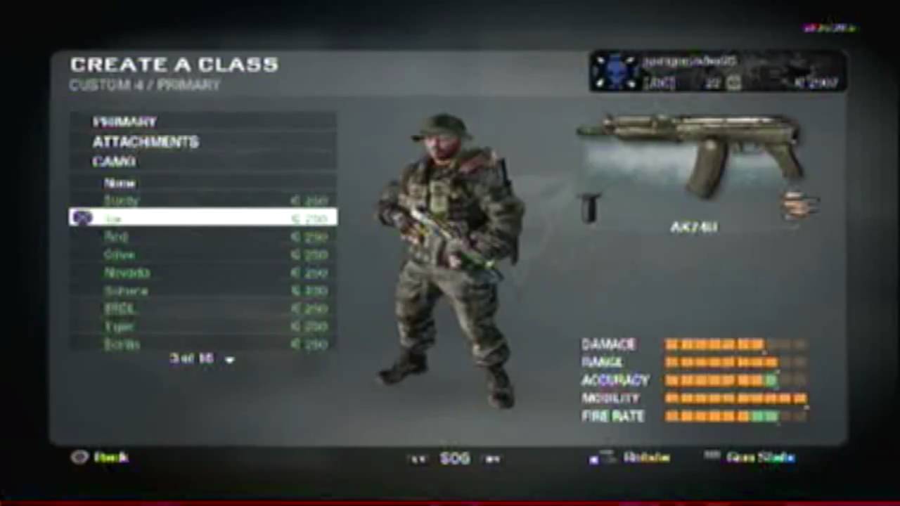Call of Duty Black ops Best custom class