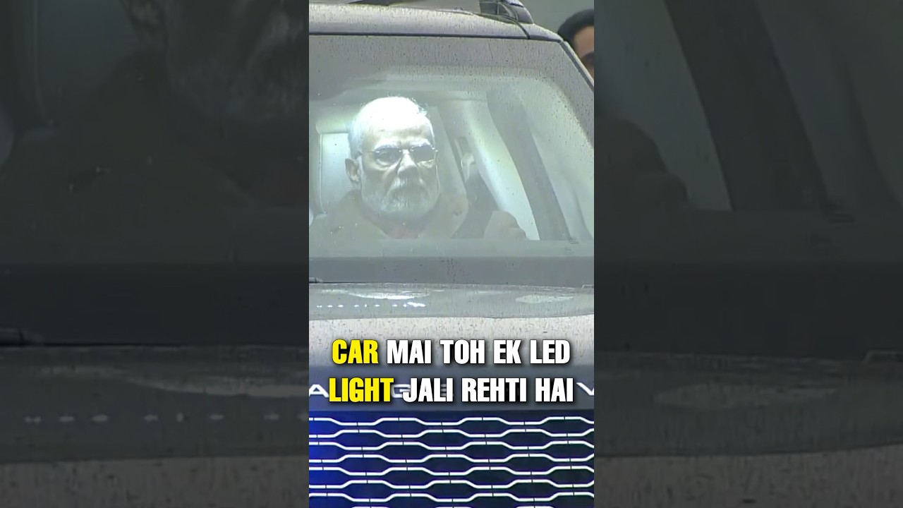 Narendra Modi, Indira Gandhi & the LED light in a car at night #modi #bjp #indiragandhi #congress