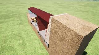 Bell Lloc Winery Extruded Wall Section