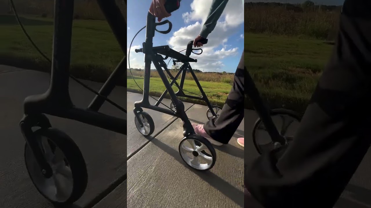 Big Support, Light Feel | WHLICKS Foldable Heavy-Duty Rollator Walker! 💙