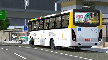🔵 [PROTON BUS SIMULADOR] MAPA CIDADE DO RIO V4.0 - CAIO APACHE VIP3 WV 17-230 OD - PADRÃO REAL 