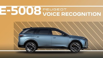 Peugeot E-5008 & 5008 | Tutorial | Voice recognition