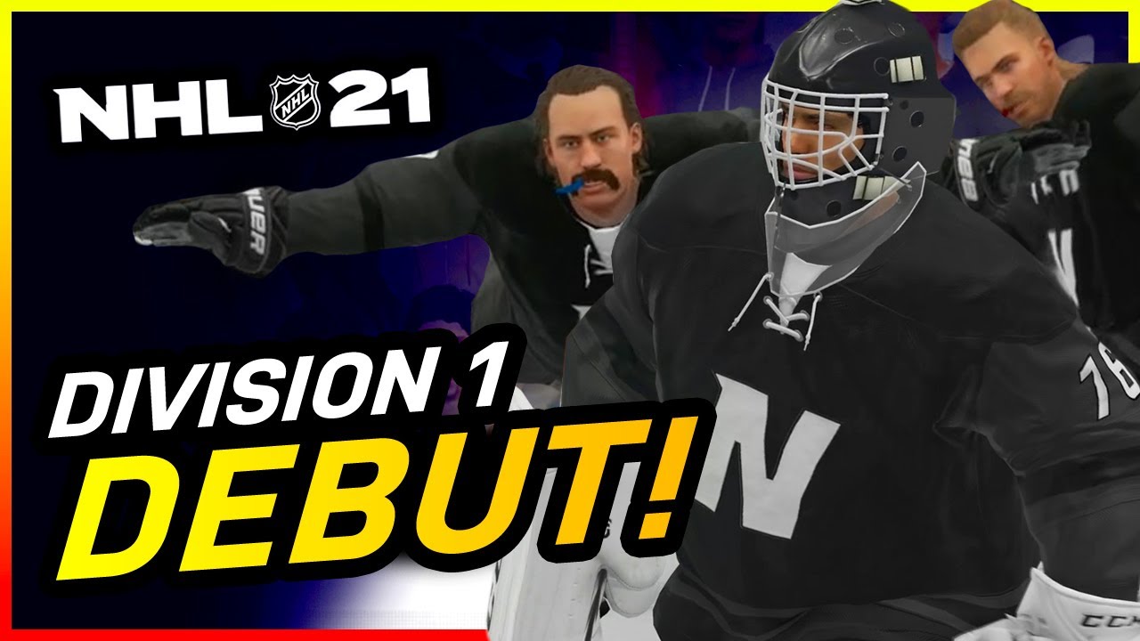 NHL 21 Goalie: Division 1 DEBUT! (EASHL Gameplay)