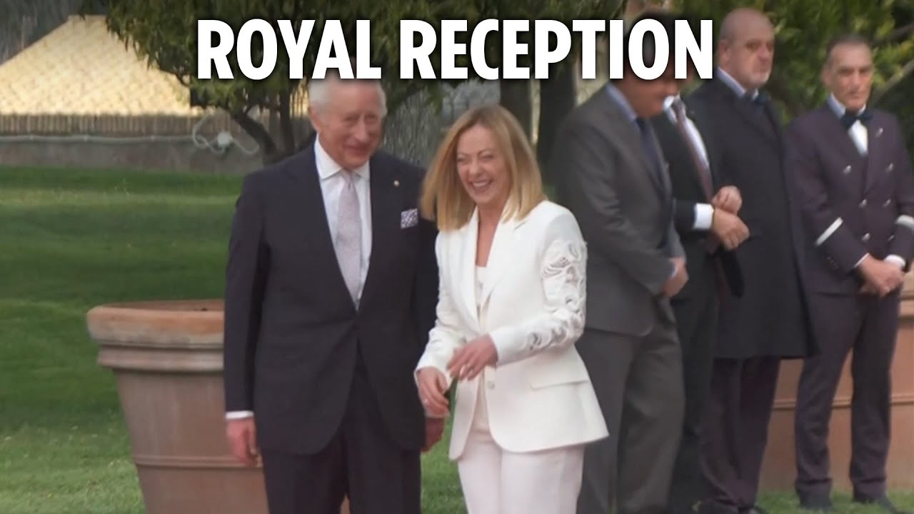 LIVE: King Charles greeted by Italy’s PM Giorgia Meloni on state visit
