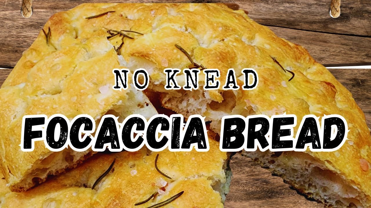 Focaccia (NO Kneading!) - Chelsea's Messy Apron