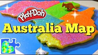 Map of Australia for Kids! Learn about Australia: Amazing Play-Doh Puzzle of the Country! screenshot 4