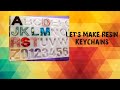 Let's Make Resin Keychains #resin #epoxy #keychains #molds #alcoholinks#glitter