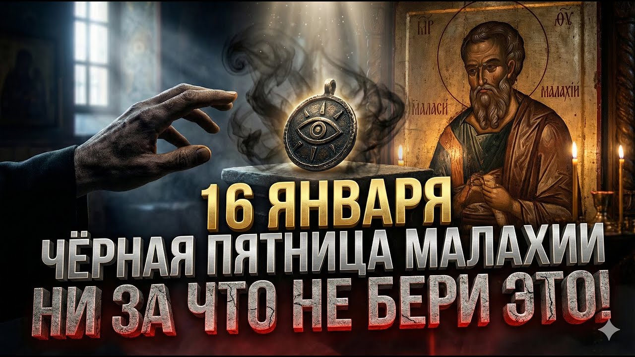 16 января Пророк Малахия. Что нельзя делать 16 января. Важные запреты и главные приметы