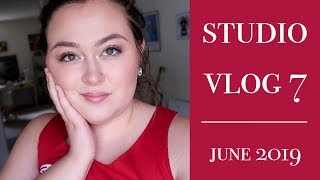 Studio Vlog 7 | Redrawing My Old Artwork | June 2019