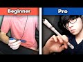 Can 3 complete beginners learn how to spin a pen?