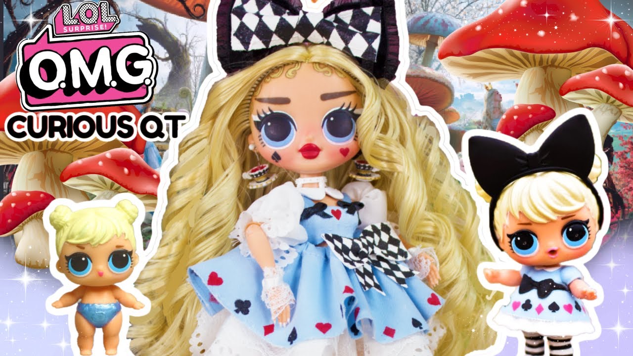 LOL OMG Makeover DIY Curious QT Big Sister OMG OOAK Alice In Wonderland