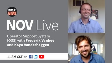 NOV Live | OSS Data Driven Applications for Operators with Frederik Vanhee and Kayo Vanderheggen