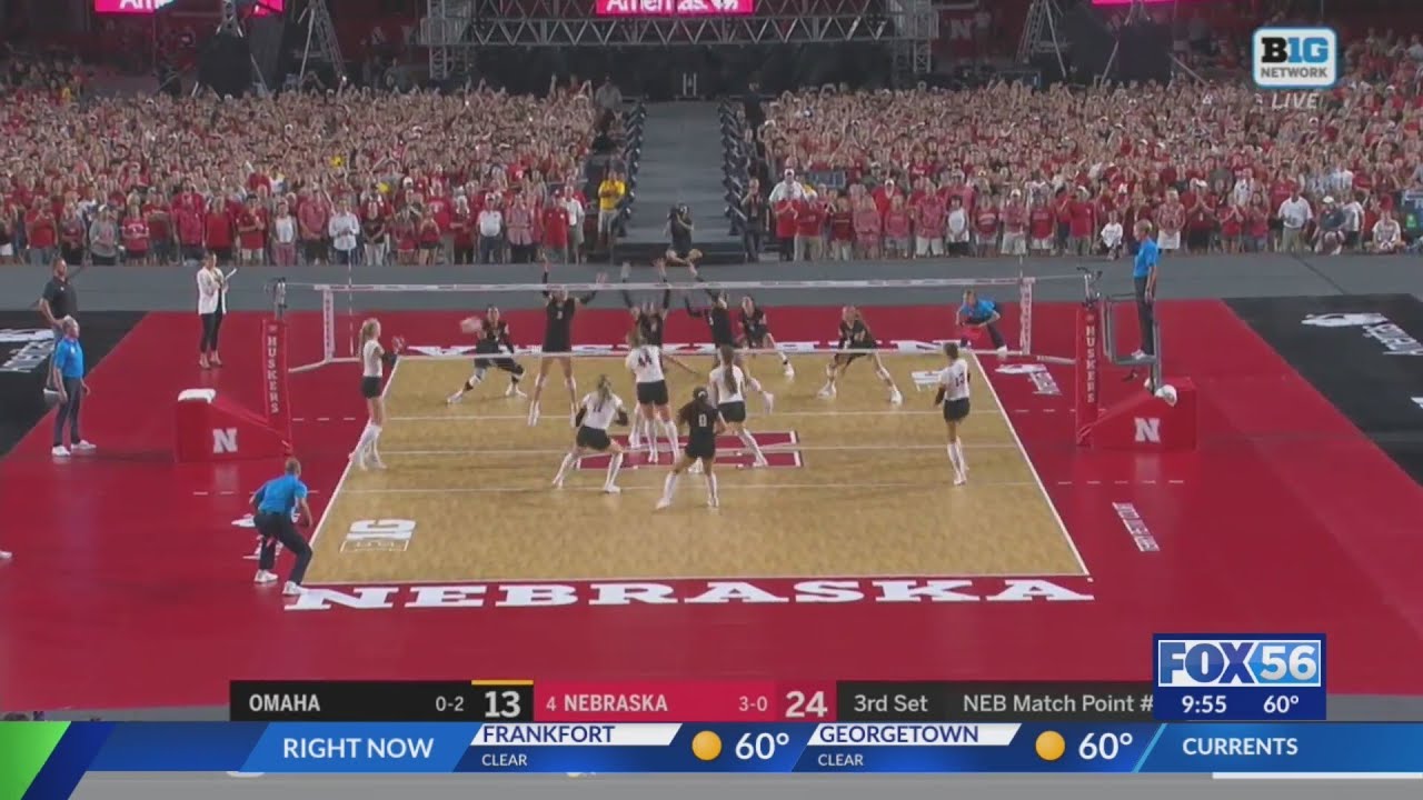 Nebraska volleyball stadium event sets womens world attendance record