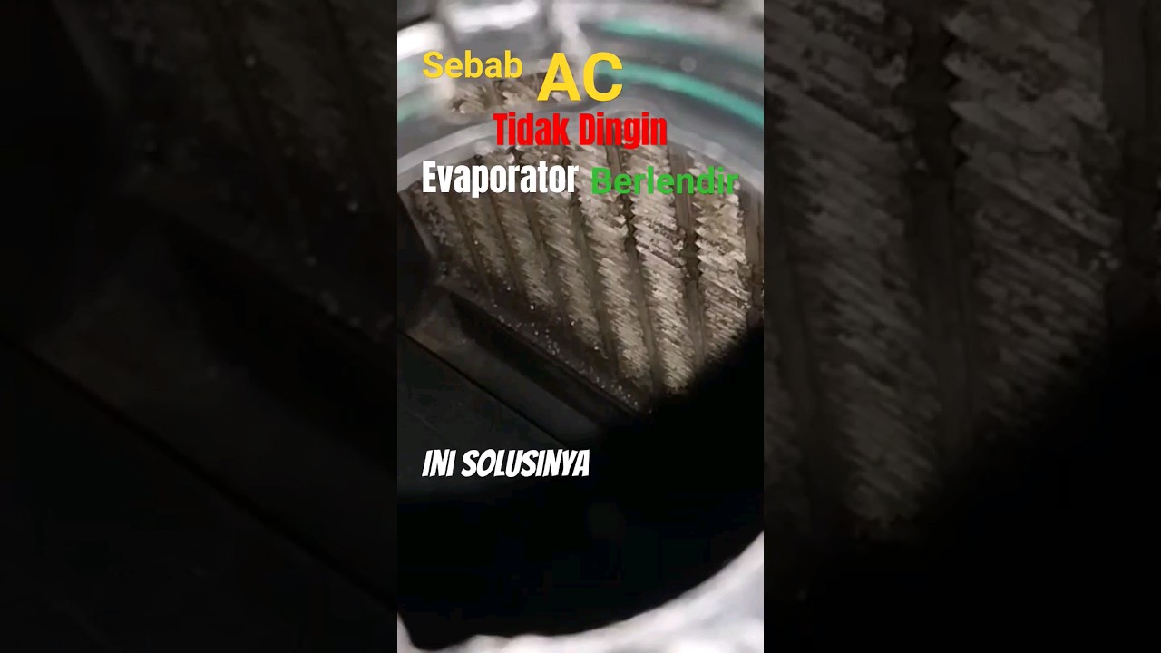 Penyebab AC tidak dingin Evaporator Berlendir shorts short shortvideo viral video YouTube