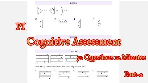 PI Cognitive Assessment 50 Questions 12 Minutes – Answers & Explanations Part 2