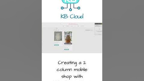 creating a 2 column mobile store in woocommerce