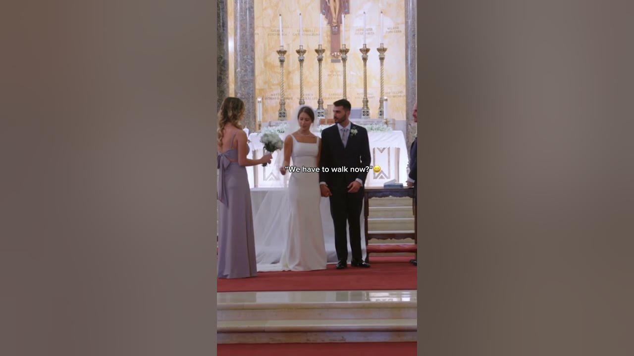 When you have no idea what’s going on during your wedding ceremony😭 #shorts #wedding #couple