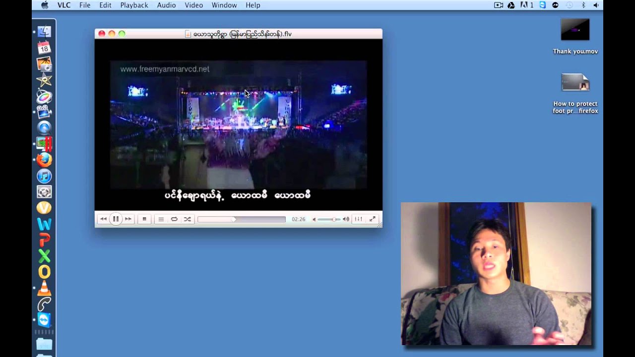 VLC Player ကုိသံုးၿပီး Karaoke ဆုိရေအာင္.mov YouTube