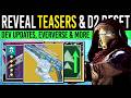 Destiny 2: REVEAL TEASERS &amp; EVEVERSE LOOT! Rare WEAPON, New Boosts, Vendor Reset (28th April)