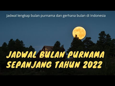 Video: Kapan bulan purnama di bulan Maret 2019