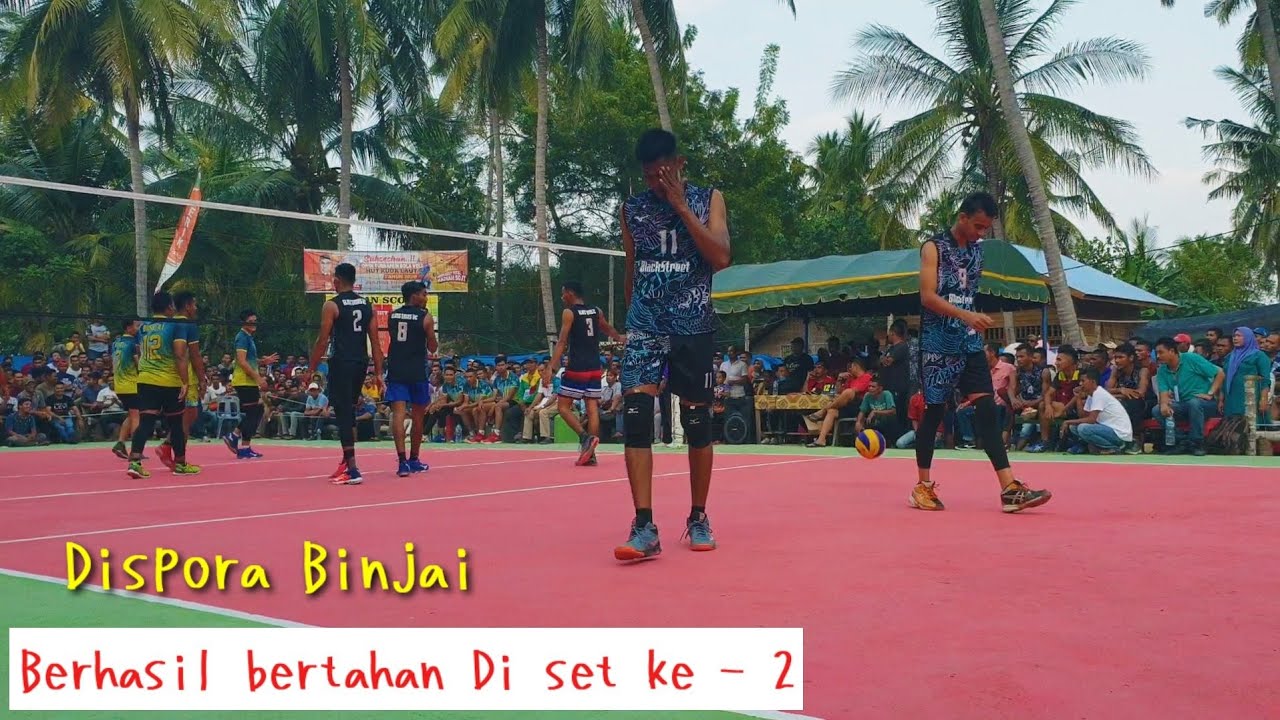 DISPORA BINJAI BERTAHAN DI SET 2 MELAWAN ELANG EMAS COT BADA SET -2