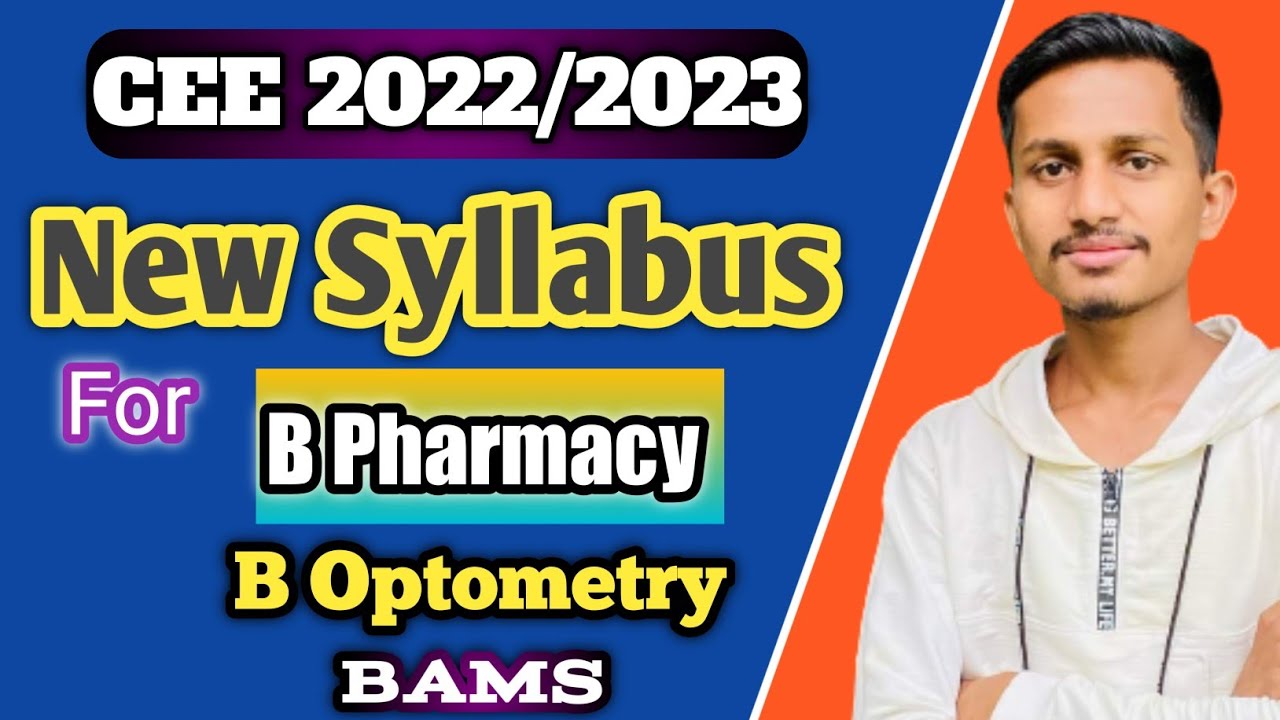 CEE Nepal Syllabus for B Pharmacy B Optometry BAMS Entrance Exam