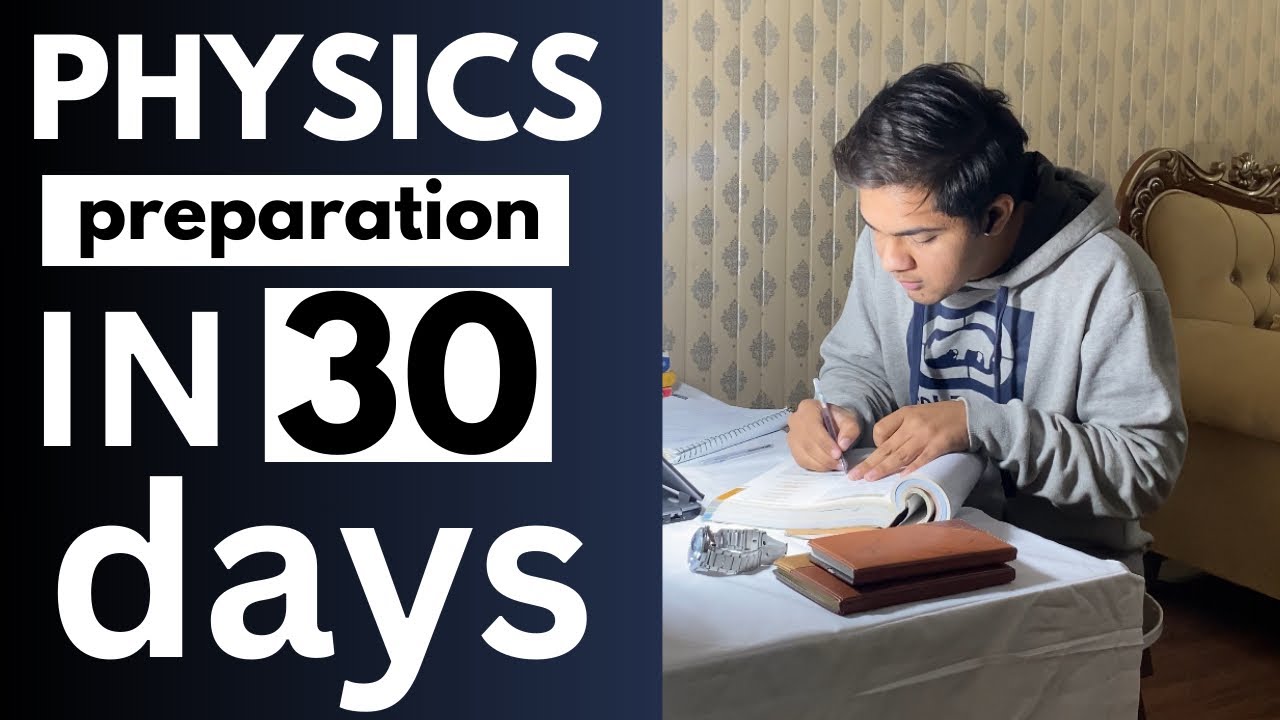How to prepare physics in last 30 days | mdcat 2024 | must watch this ...