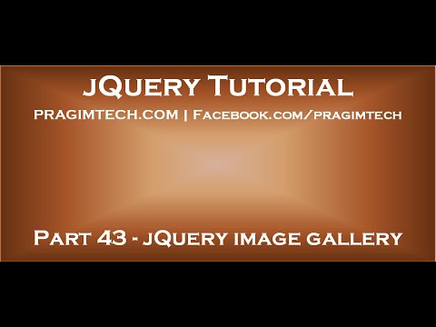 jQuery image gallery