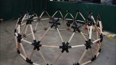 Natural Frequency 3v Geodesic Dome Kit Assembly