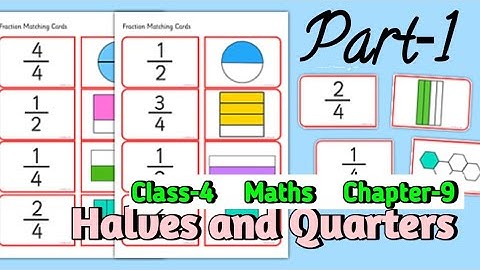 Halves and Quarters Class 4 Chapter ‐9 Maths-magic (Part-1)@NCERTTHEMIND