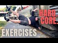 HARD. CORE. EXERCISES 1: Barbell Overhead Side Bend