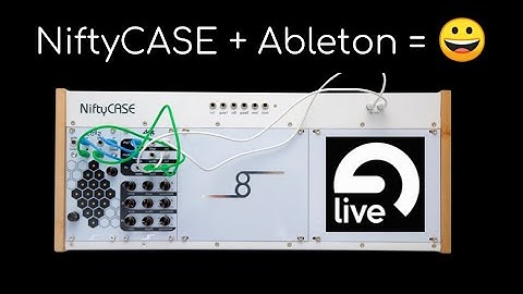 NiftyCASE and Ableton - works perfectly (Twitch preview)!