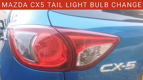 How to Replace the Mazda CX5 Tail Light Bulb, Brake Light Bulb and Indicator Bulb. Mazda CX5 Diesel.