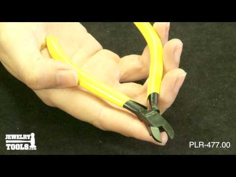 PLR-477.00 - Full Flush Cutter, 4 1/2 Inches - Jewelry Tool Demo